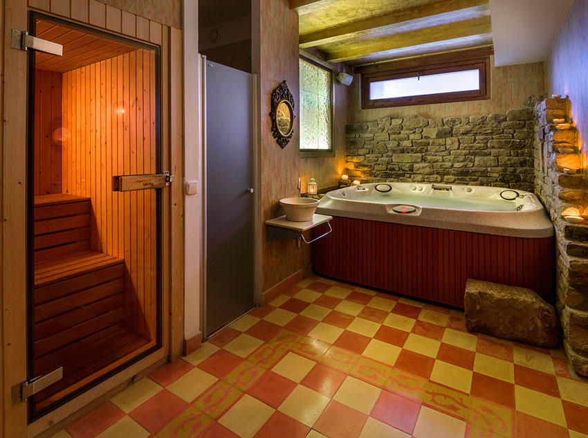 Zona de spa y sauna